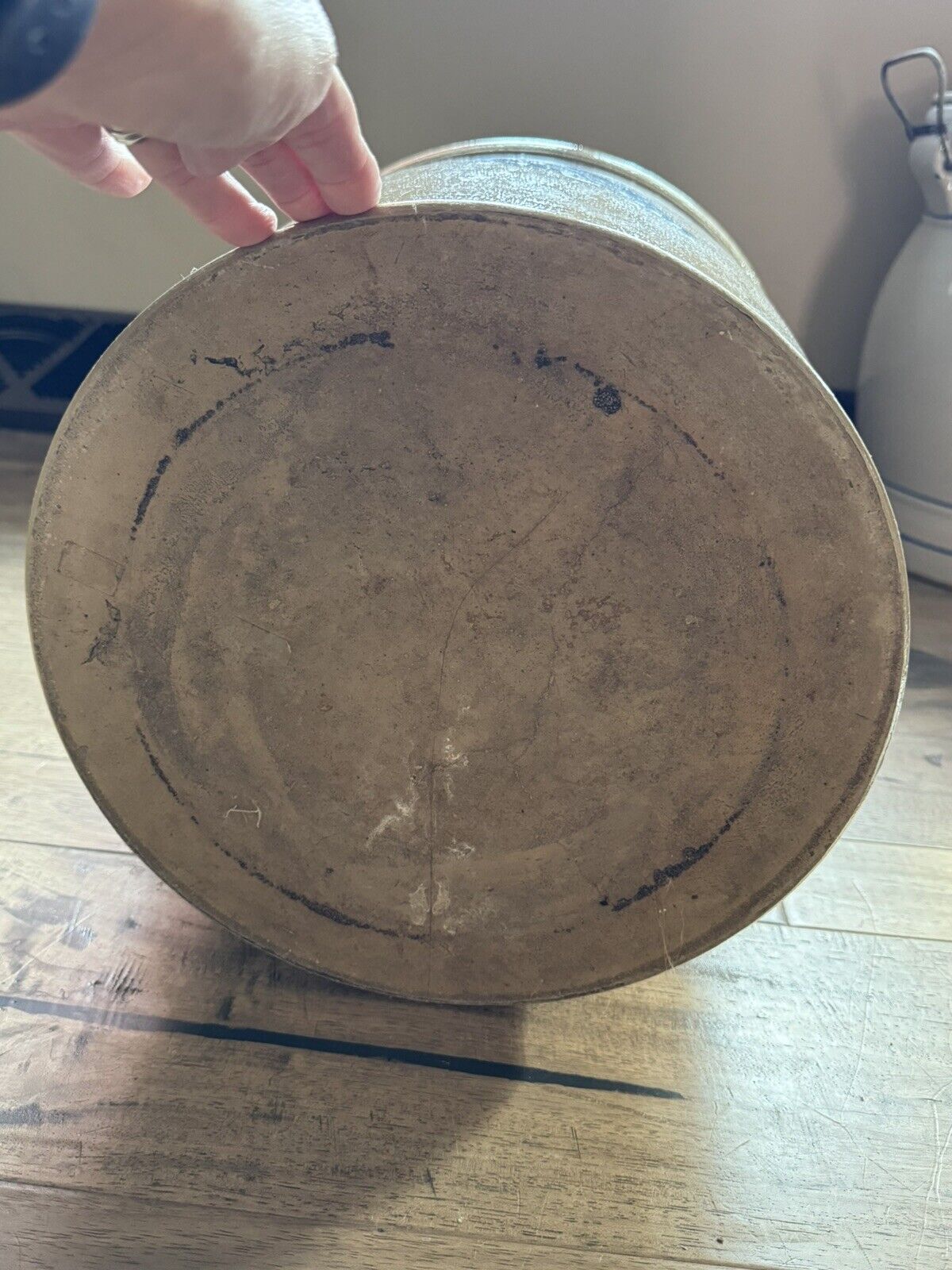 Red Wing Antique 5 gallon Salt Glaze Stoneware Crock – Blue Leaf Decorated