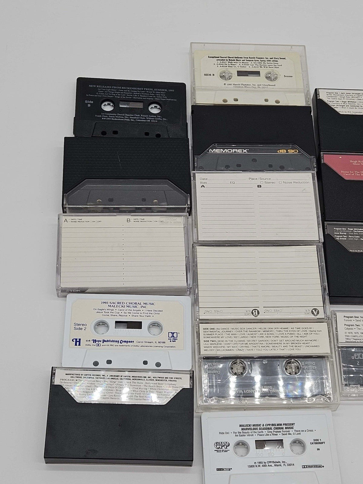 Random Lot of Vintage Cassette Tapes