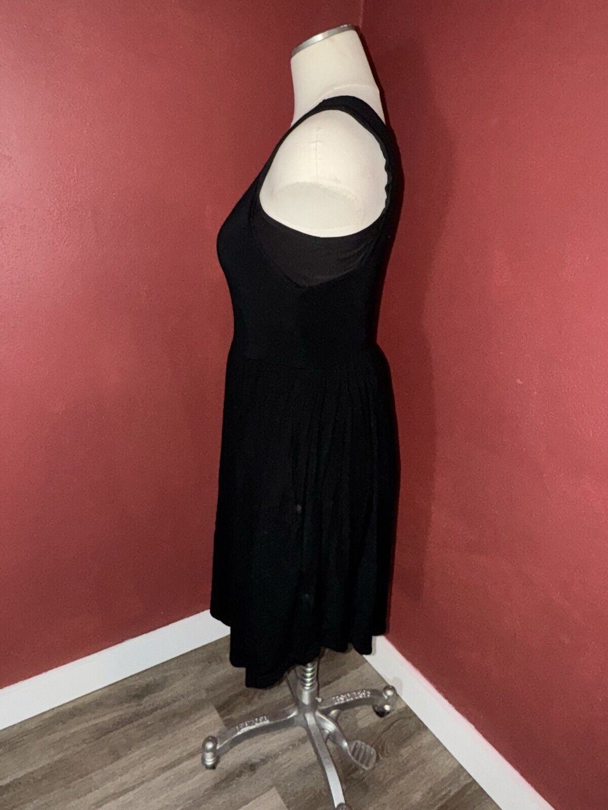 Vepku! Women's Sleeveless Tank Dress w/Pockets Size S - Black