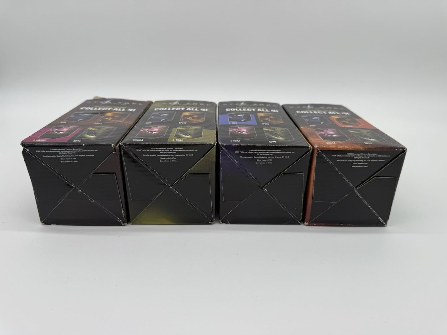 Star Trek Complete 2009 Movie Promo Collectible Glasses Kirk Spock Uhura Nero