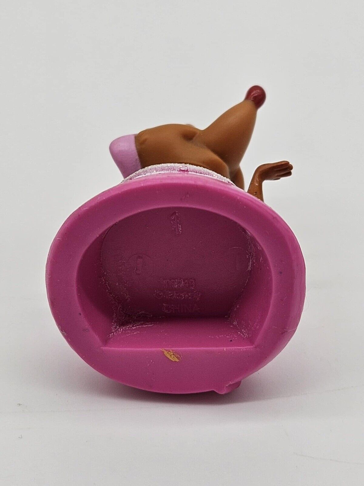 RARE Vintage Disney Cinderella Perla Bobble Head 2 Inch Toy Disneyana