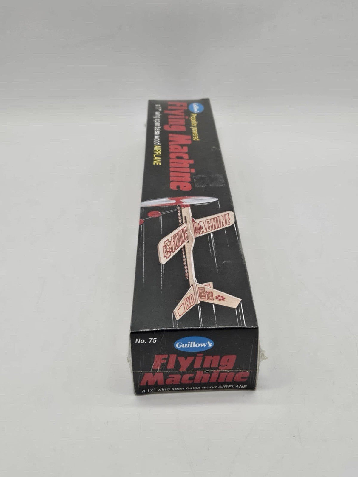 GUILLOW’S FLYING MACHINE RUBBER POWERED BALSA WOOD 27” WS Made in USA