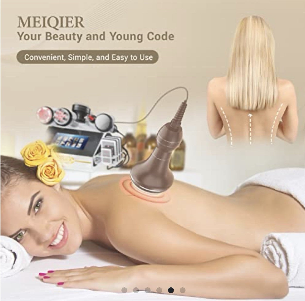 Aesthetician MEIQIER Machine, Multifunctional Skin Care Tool for Salon/Spa/Home