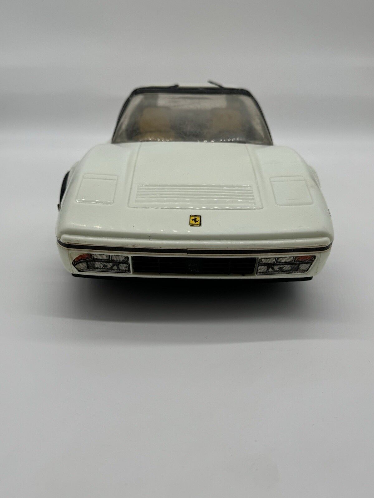 VINTAGE 1986 BARBIE Doll Car White FERRARI 328 GTS Mattel (w/ Xtra Windshield)