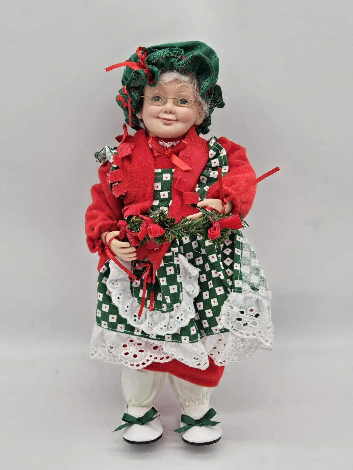 Mrs. Santa Claus Doll 14" Christmas Doll Figure