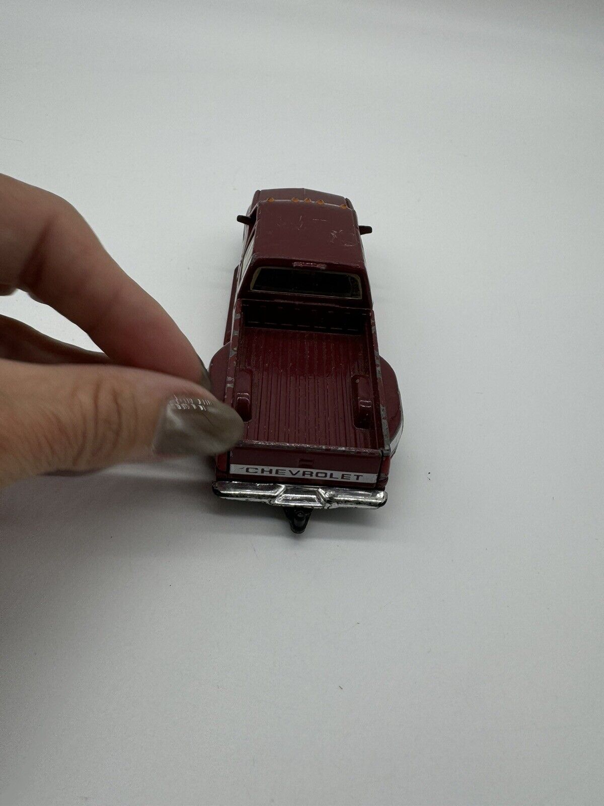 Road Champs 1:43 Scale Chevrolet Big Dooley Pickup Dark Red Version 006