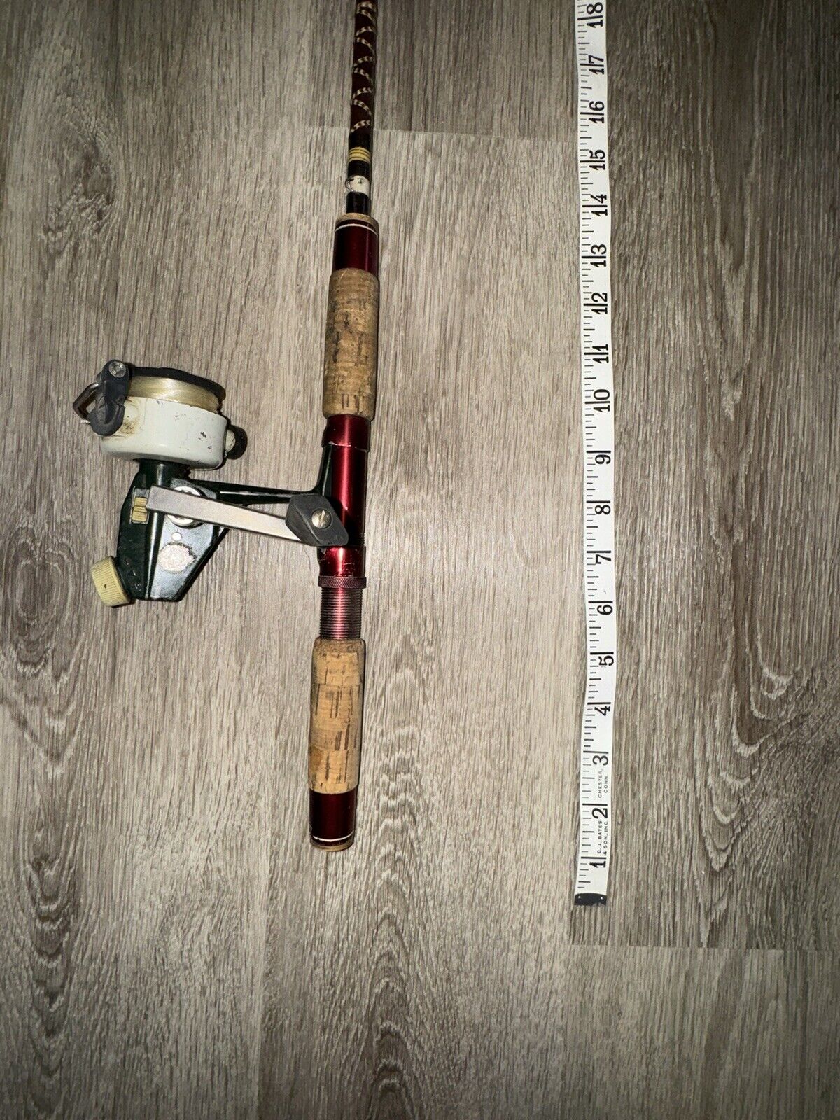 Vintage Garcia Conolon B501-a Fishing Rod W/ Zebco Cardinal 3 Spinning Reel