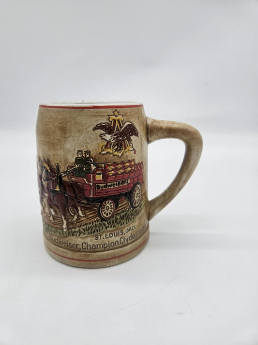 1976 Budweiser CSL9 Champion Clydesdales & Wagon Stein