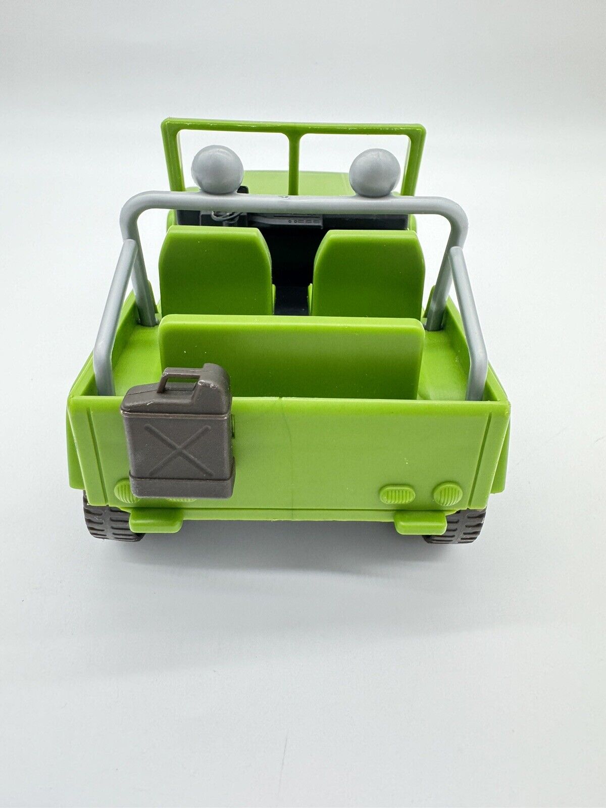 Rare JEEP Willy Wrangler Military Green In Color Toy all Plastic US Army 4x4