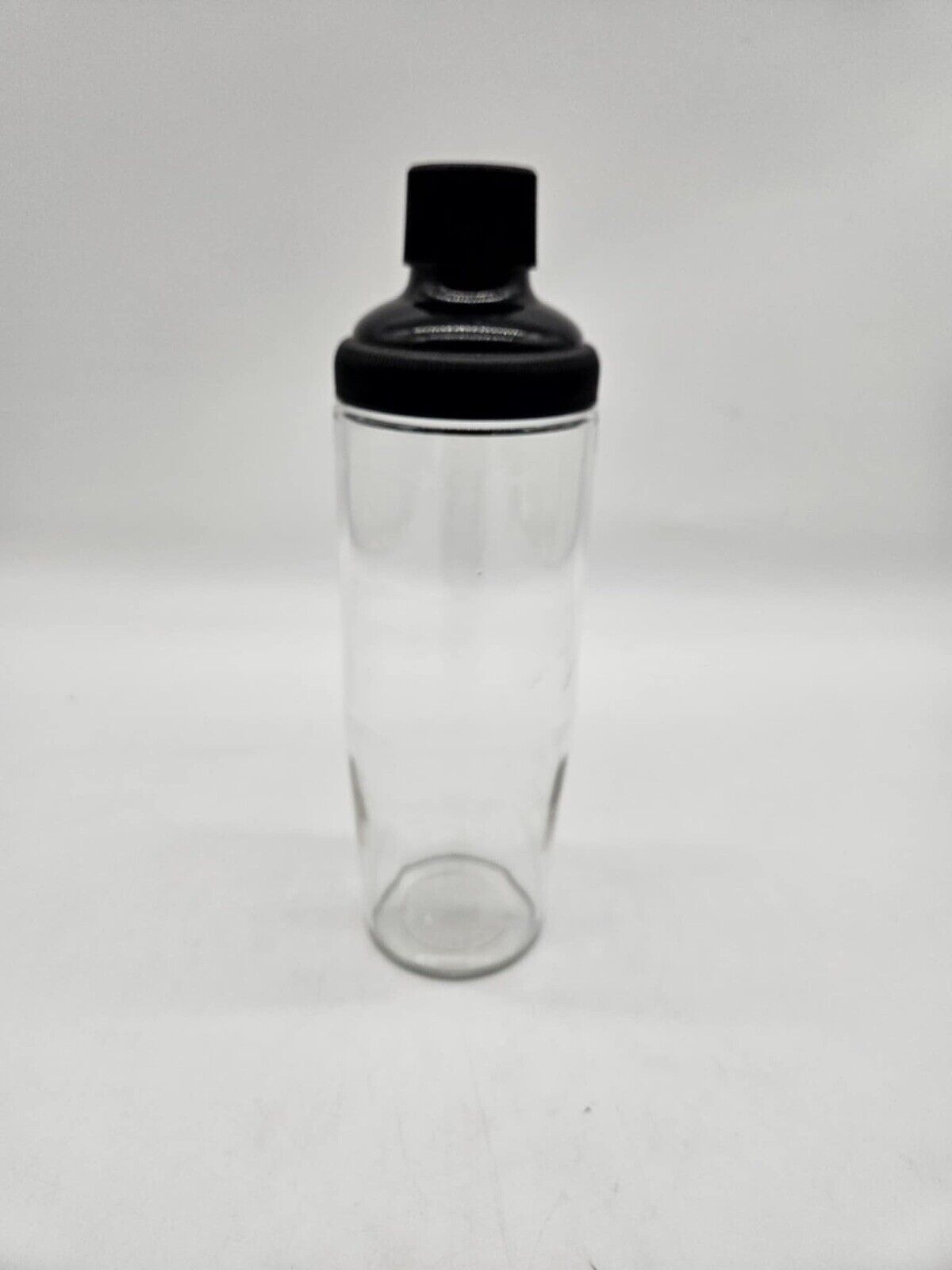 Mid-Century Crown Royal MARTINI Cocktail Shaker with 4 Vintage 1950's Martini Gl