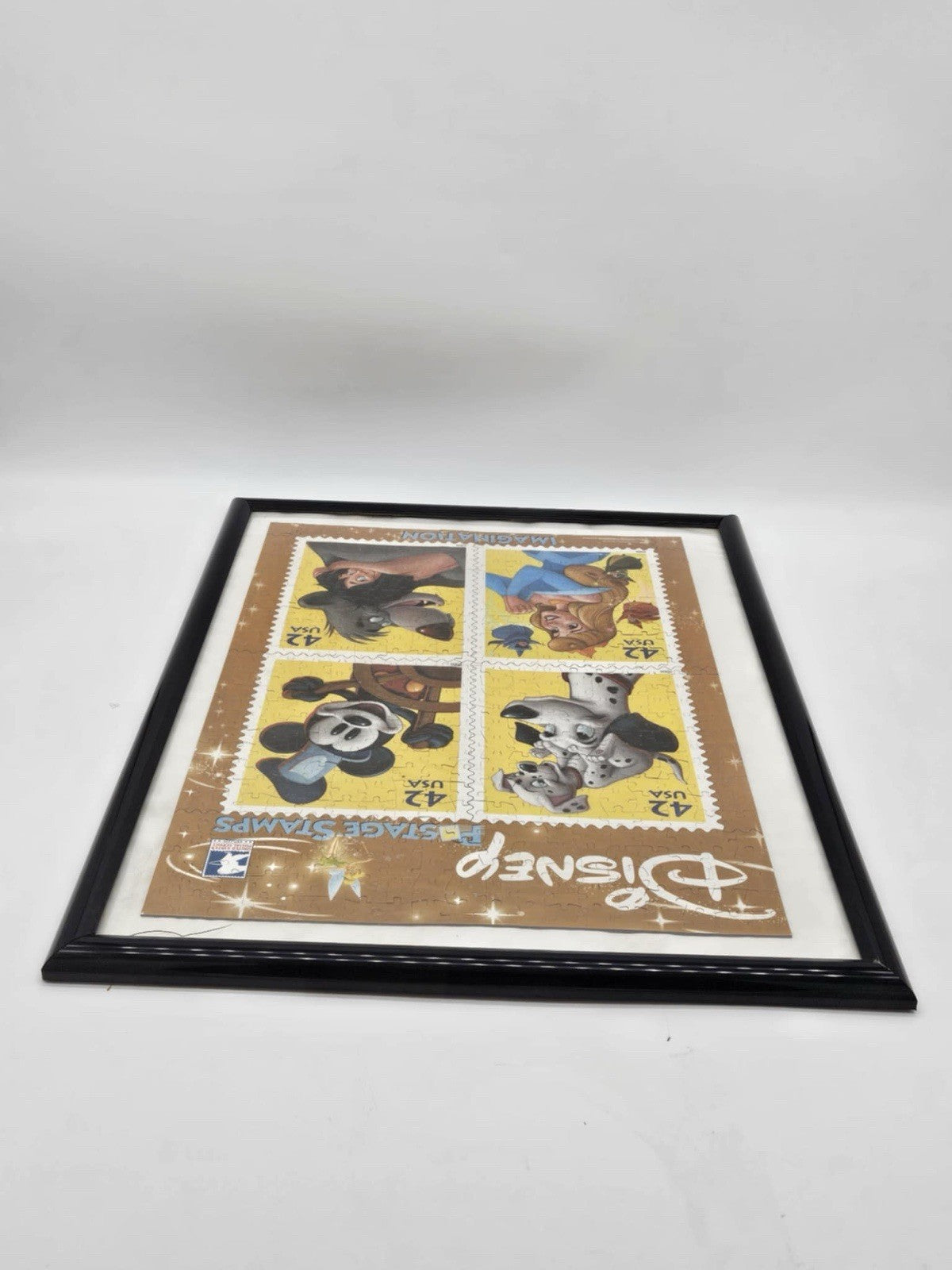 Plate Block of 4 stamps - Scott 4342-45 - 42 cent - Disney - 2007 - FRAMED