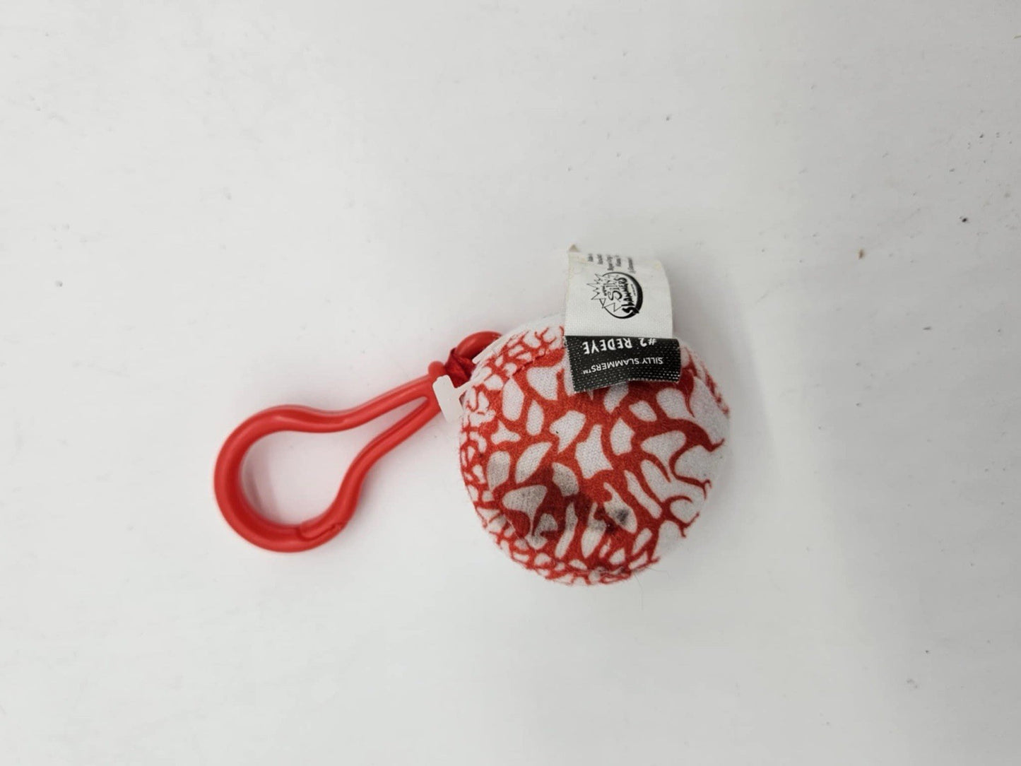 Silly Slammers  #2 Red Eye Keychain Burger King 1999 Eye Ball Non Working