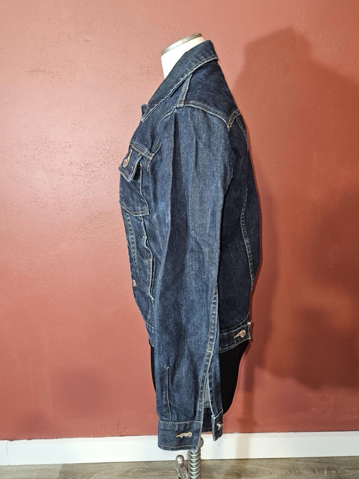 Banana Republic Denim Jean Jacket NWOT Size XS Blue Women's Dark Wash BR