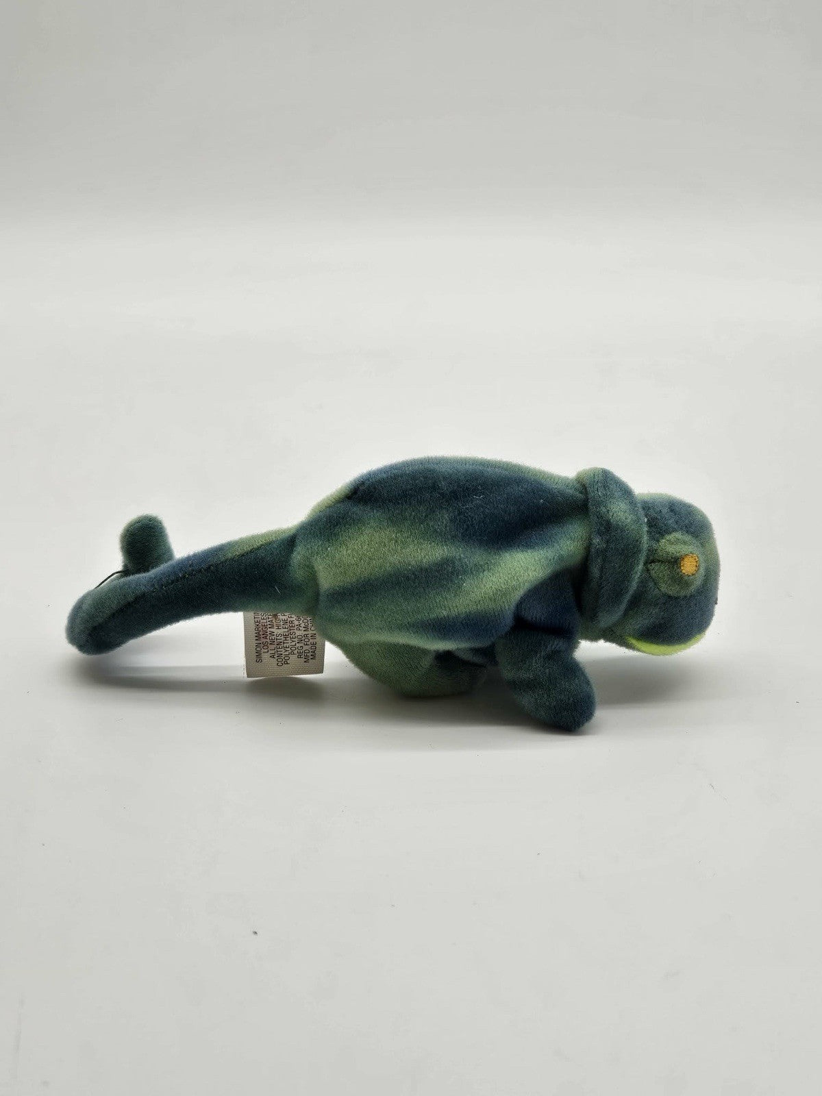 Ty Beanie Baby 9 inch Rainbow The Iguana Chameleon Toy