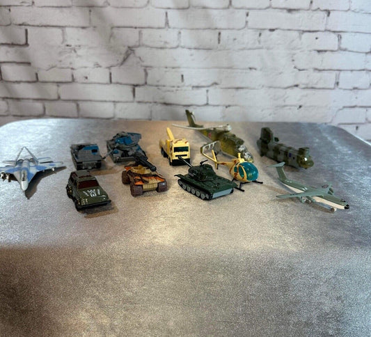 Lot Of Vintage Toy Military Vehicles