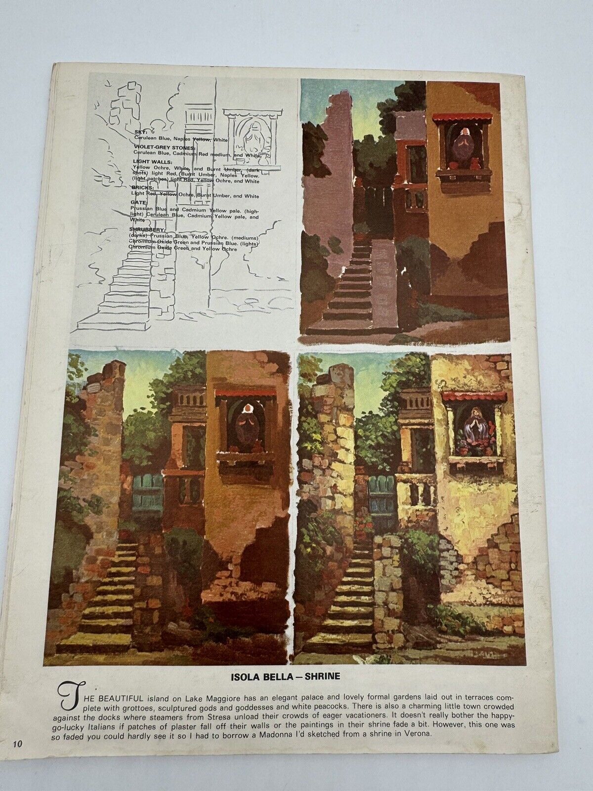 My Adventures in Europe by Mary E. Hicks Vintage Art Book 127 Walter T. Foster