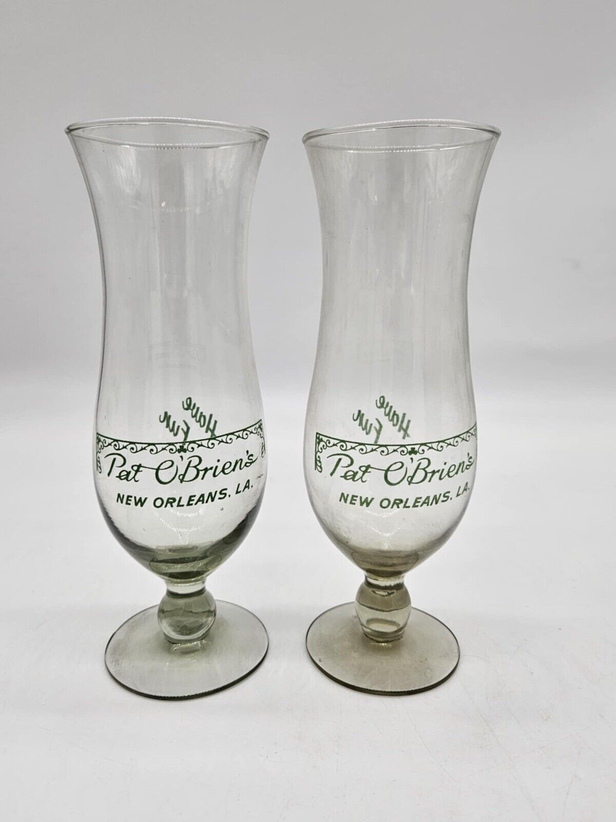 9 Vintage Pat O'Briens Hurricane, Shot, Brandy, Beer, Champagne Barware Set