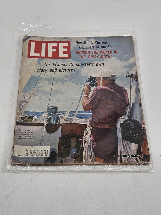 Life Magazine, June 9, 1967, SIR FRANCIS CHICHESTER - GIPSY MOTH, PETULA CLARK!