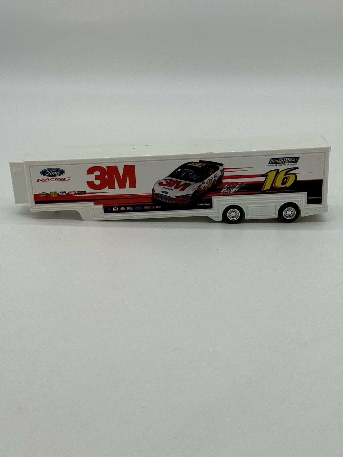 Ford Racing 3M Roush Fenway SML Semi Hauling Trailer