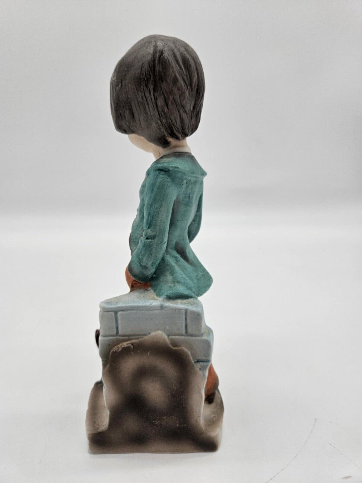 Precious Moments? Norleans Big Eyed Boy Figurine Made in Japan