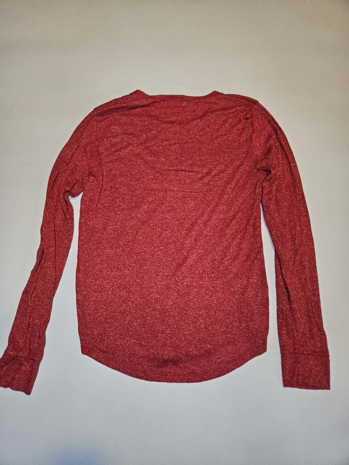 PINK Victoria’s Secret Red Long Sleeve Logo Top Women’s M