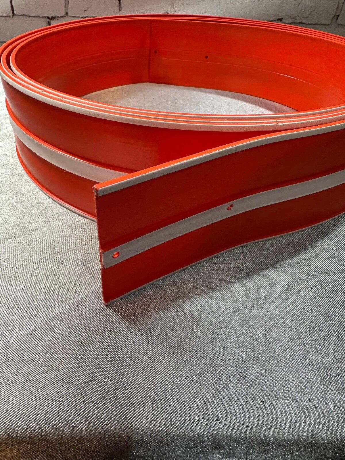 Vintage 1968 Aurora Speedline 2 in 1 Stunt & Drag Race Orange Track Only