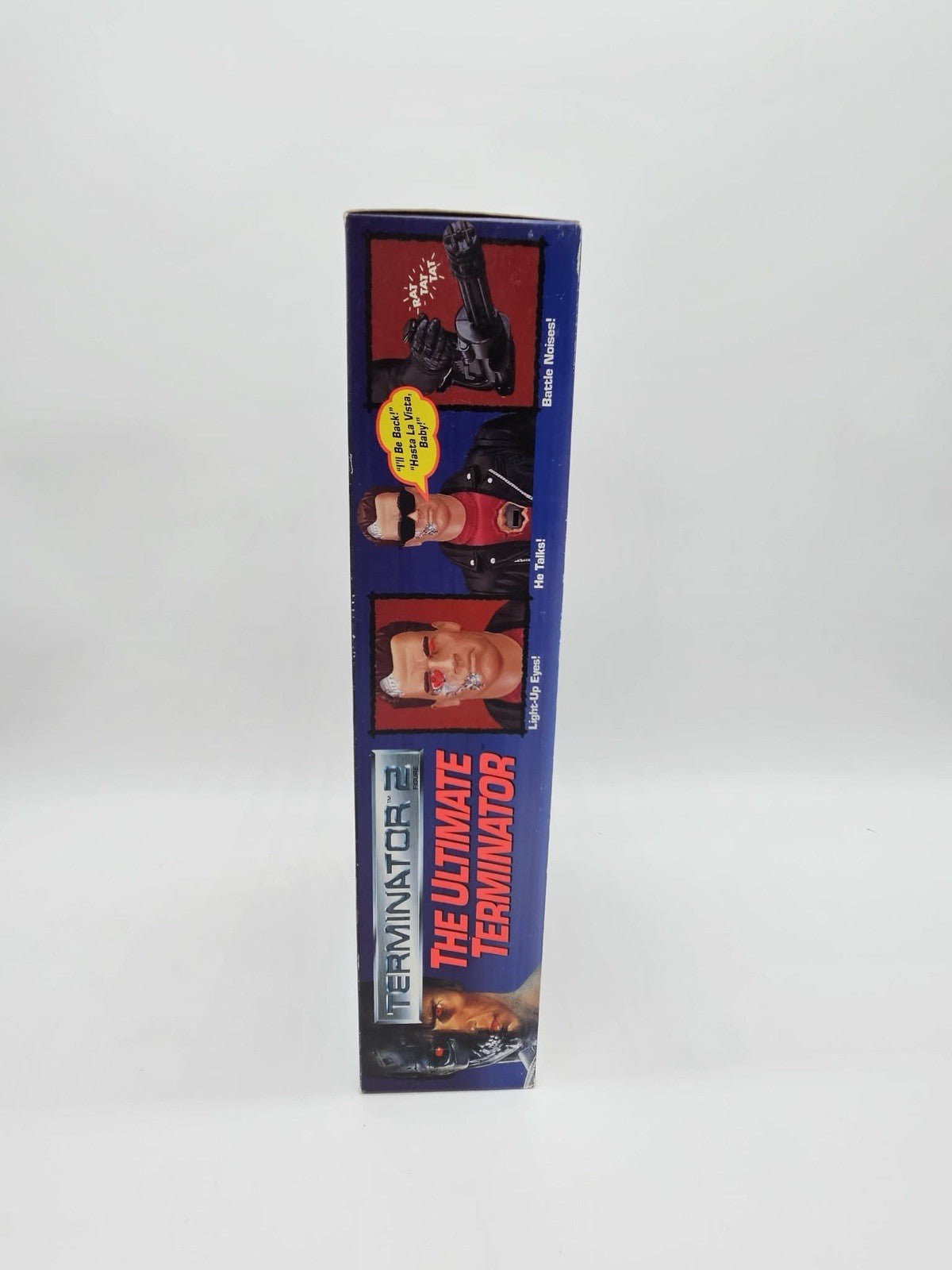 Vintage THE ULTIMATE TERMINATOR 12” Talking Figure With Light-Up Eyes 1991 RARE
