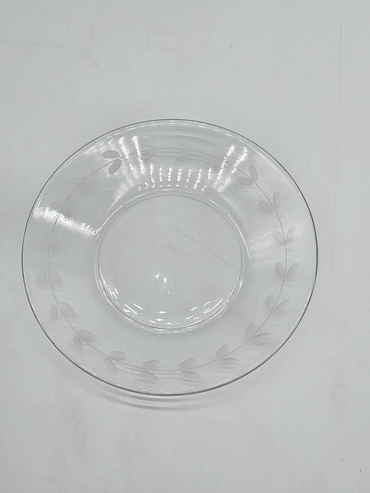 Vintage ANCHOR HOCKING 1940-50 5" Replacement Plate ~ Laurel Pattern