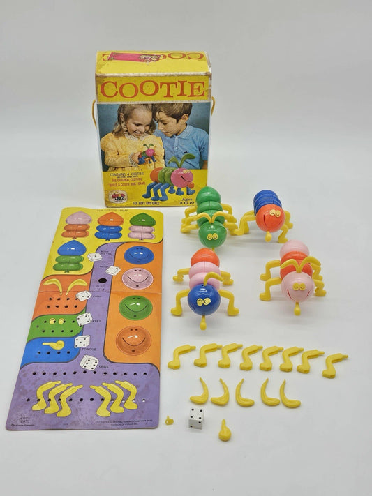 VINTAGE COOTIE GAME 1972 No. 200B, ORIGINAL BOX