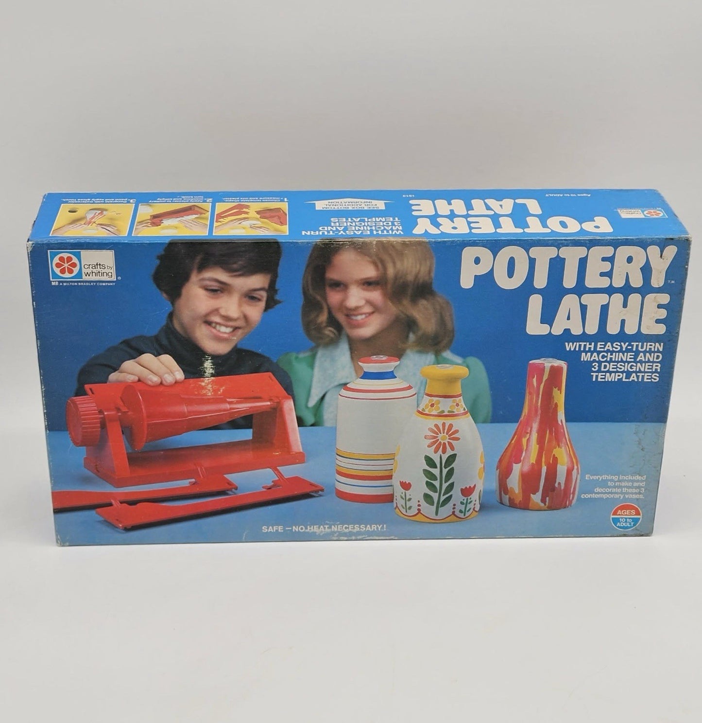 Vintage Pottery Lathe Craft Set – Crafts by Whiting – Complete in Box NEW
