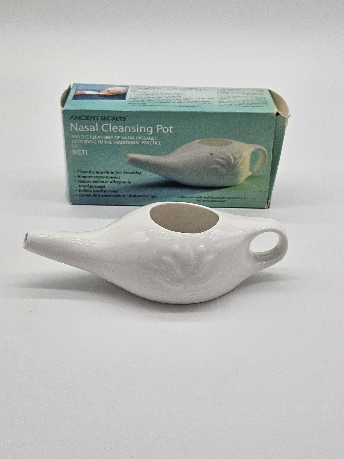 Neti Nasal Cleaning Pot Ancient Secrets Lotus