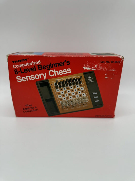 NEW Vintage Tandy Computerized 8-Level Beginner’s Chess Radio Shack 60-2176