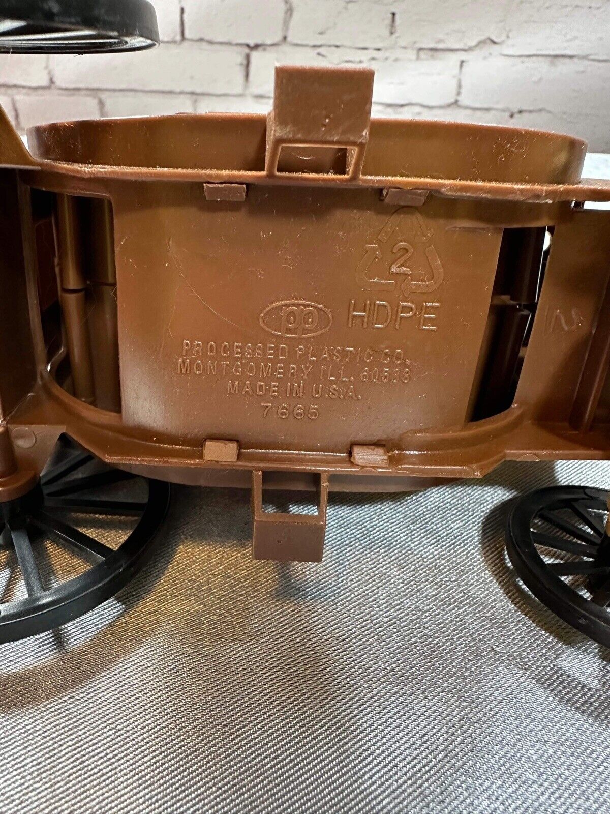 Vtg. Processed Plastic Co 11" Stage Coach w/ Horse USA 7665 Western