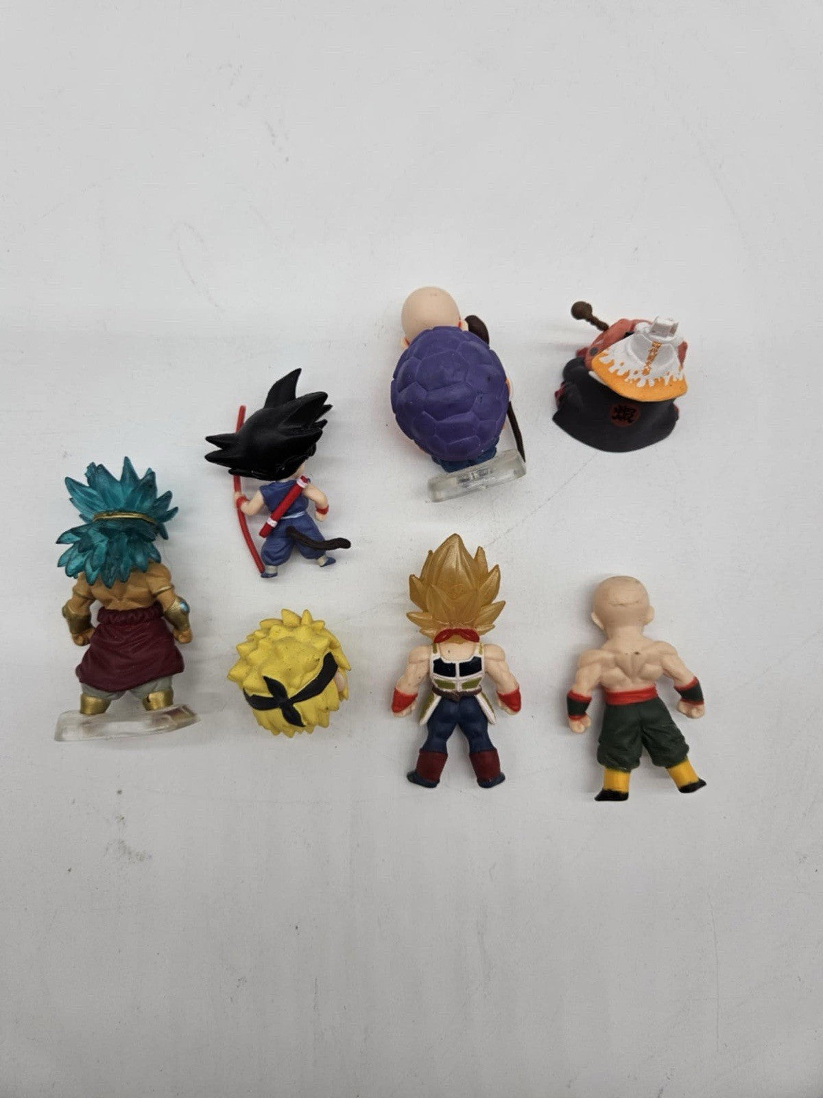 Anime Dragon Ball Z Super Saiyan Broli Goku Tien Chiaotzu 7pcs Figure Toy Gift