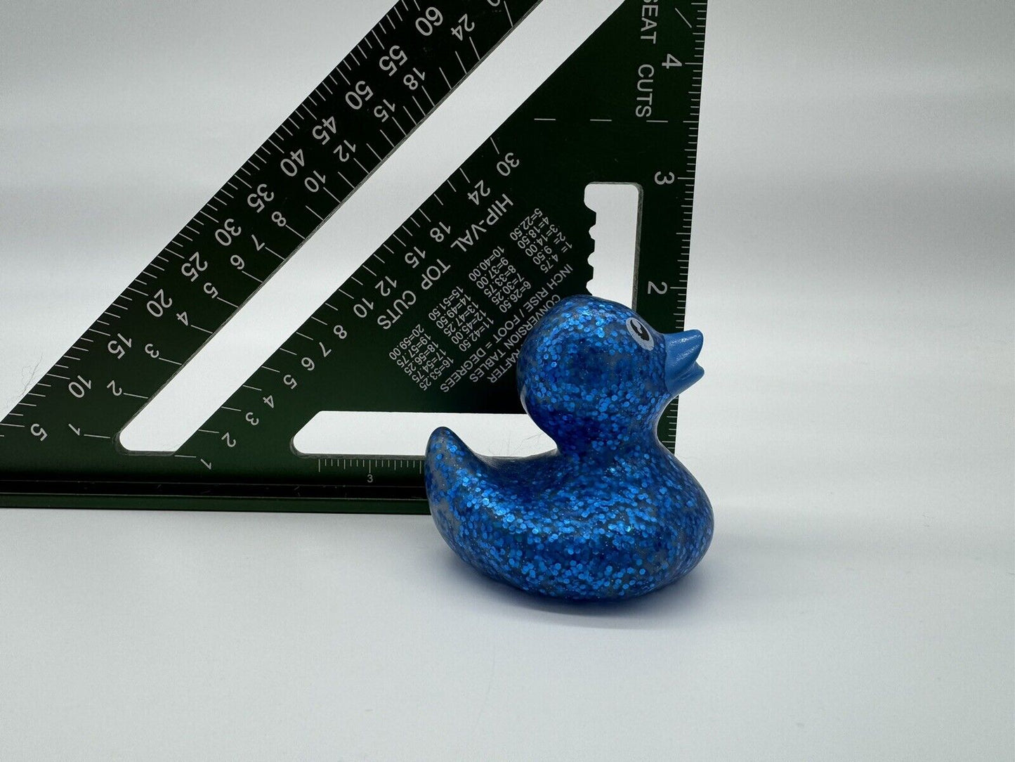 Lot of 7 Glittery Rubber Ducks Novelty Toys