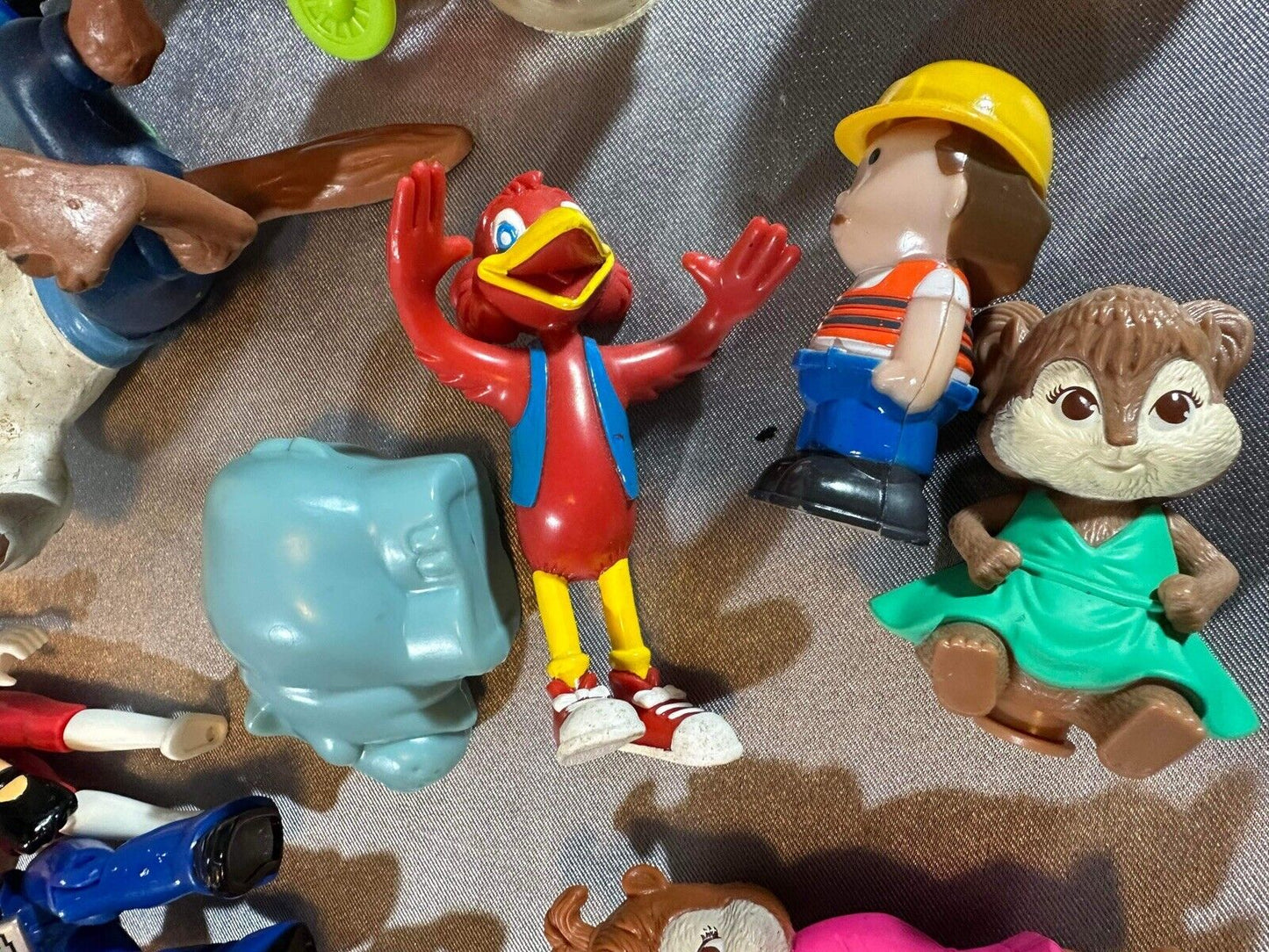 Lot Of Random Vintage Action Figure Character Toys