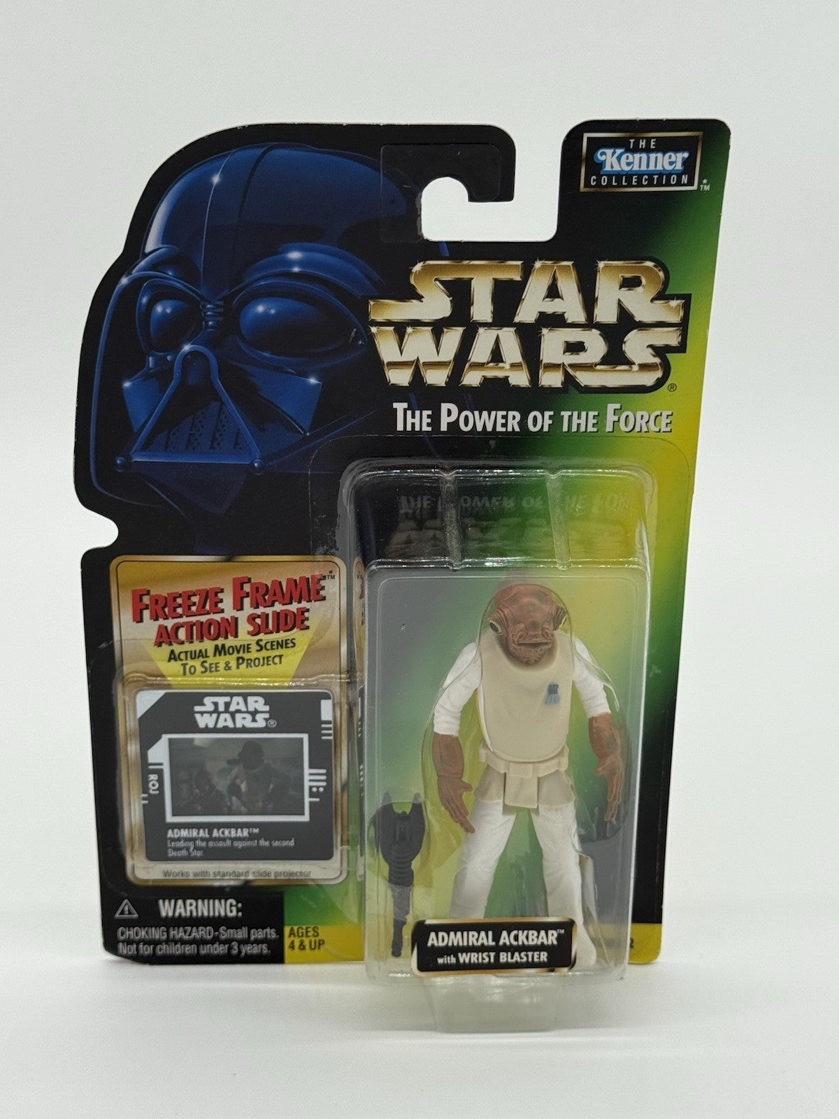 Admiral Ackbar Star Wars Power of the Force Freeze Frame KENNER 1997 MOC