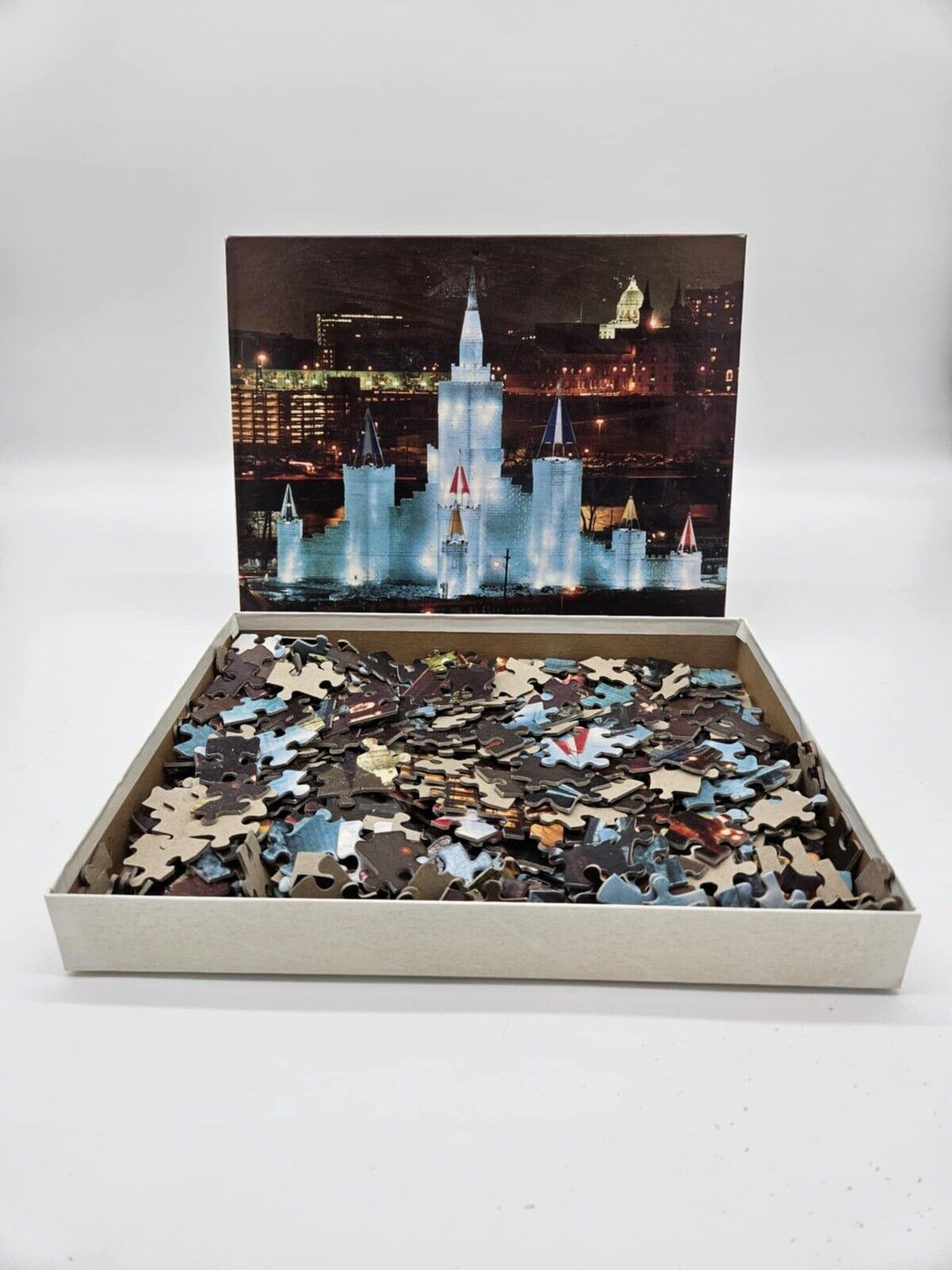 St Paul Minnesota Winter Carnival Ice Palace Jigsaw Puzzle 1992