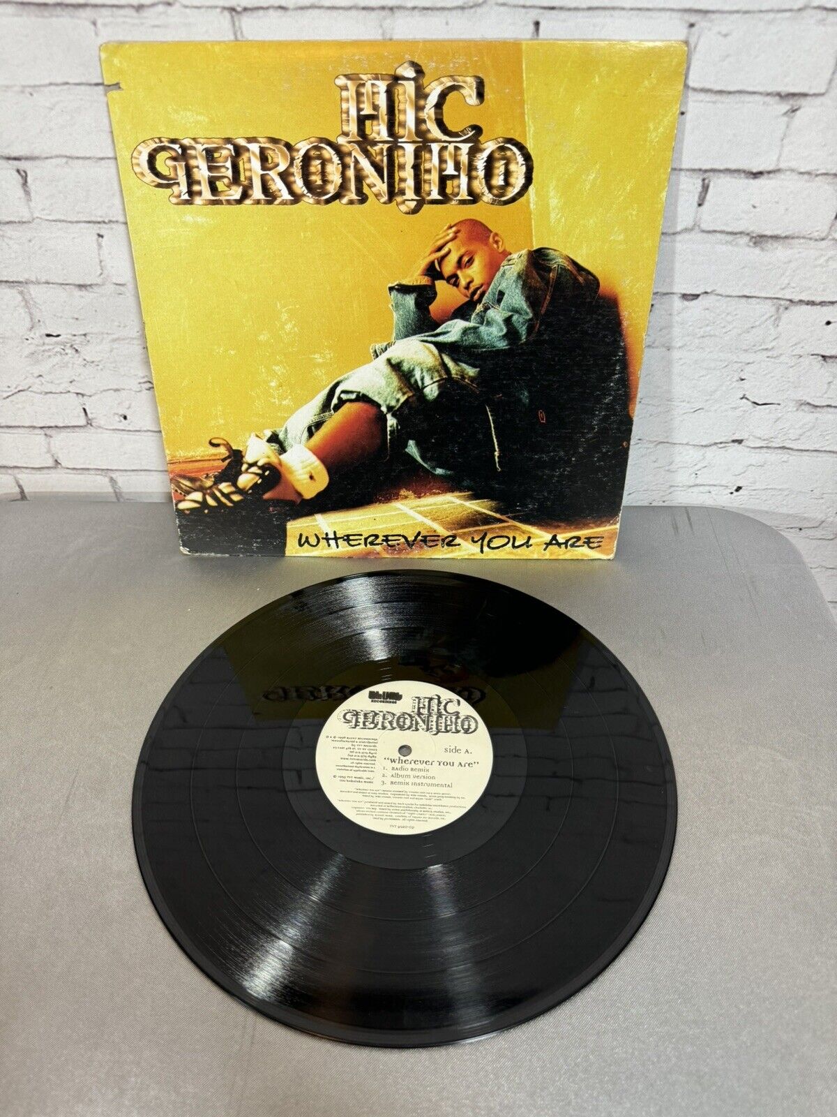 Mic Geronimo Wherever You Are 12” Vinyl Hip Hop Single 1996 Z