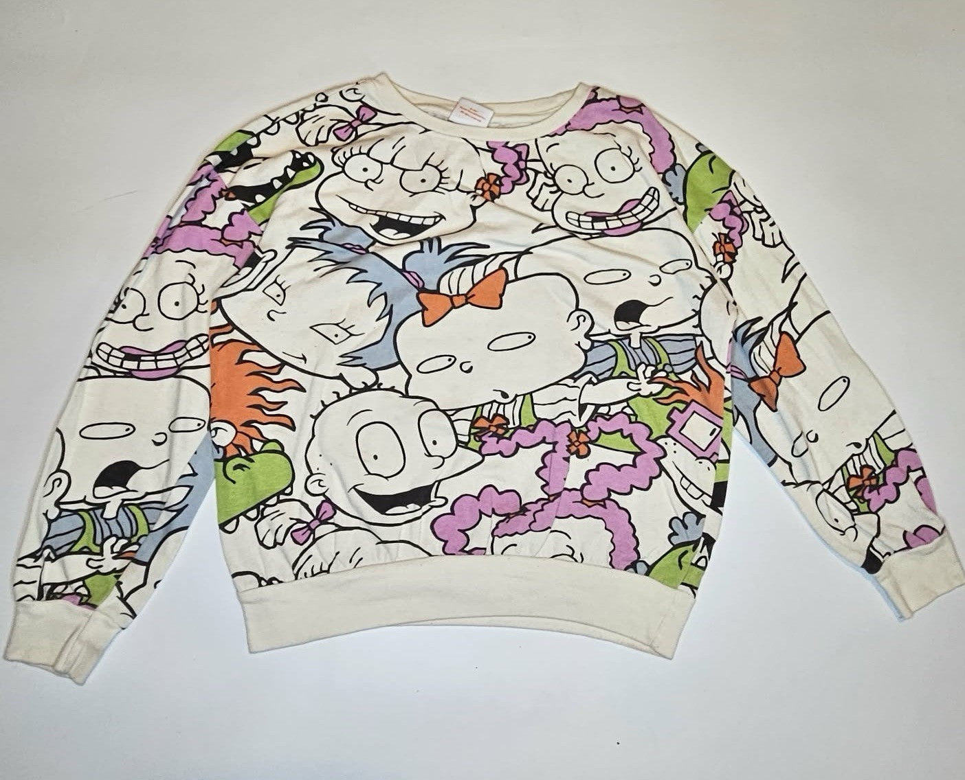 Vintage Nickelodeon Rugrats All-Over Print Sweatshirt Women’s Medium
