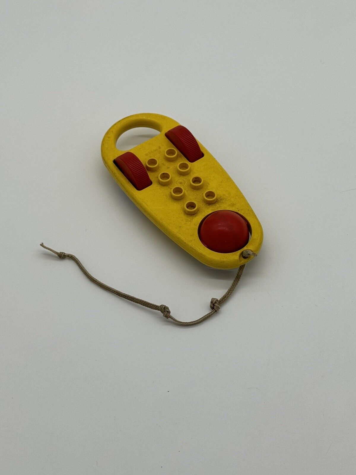 Vintage Lego Duplo Rattle and Roll 80s Baby Toy Rolling Ball Wheel Pull 006