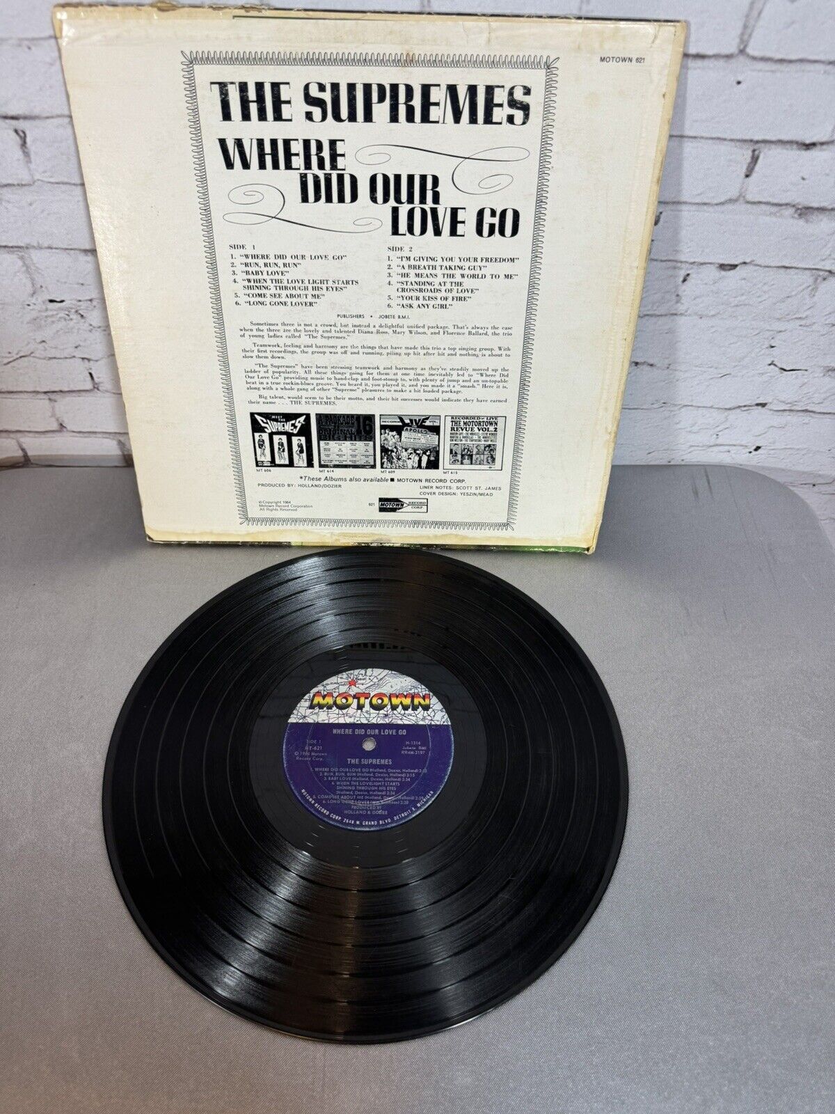The Supremes Where Did Our Love Go Motown 621 Vinyl LP 1964