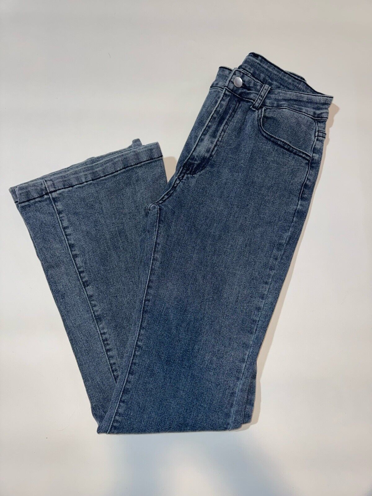 Vintage 90s Denim Blue Fulunzi FLARE Jeans Sz M