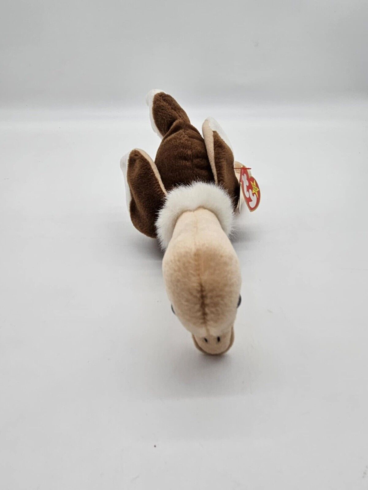 Ostrich TY Beanie Baby "Stretch" 1997 Retired 11" Plush Tan Brown Bird w/ TAG