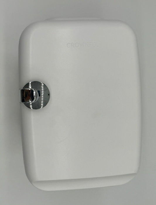 CROWNFUL Mini Fridge,4Liter/6 Can Portable Cooler and Warmer Personal Fridge