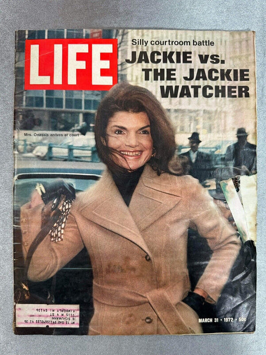 Life Magazine March 31, 1972 - Jackie Kennedy - Al Pacino The Godfather - Ads S