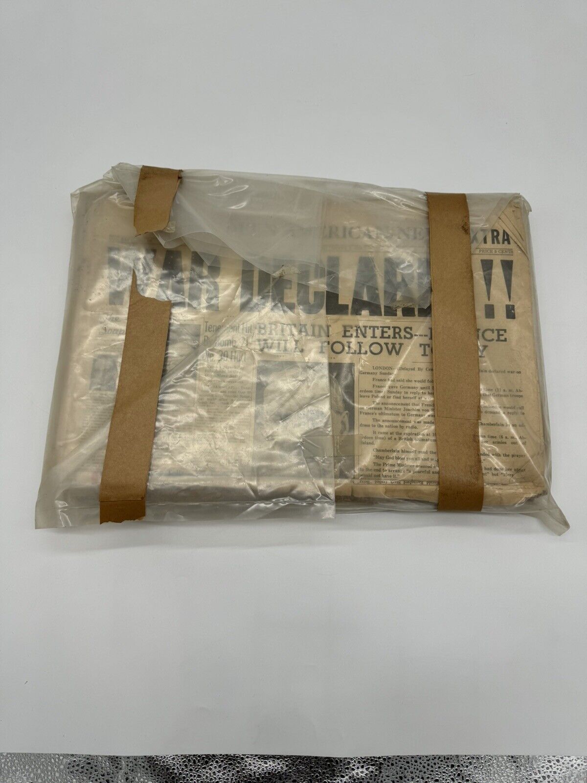 Lot of 12 Old WWII Related 1930s Newspapers WW2 Antique