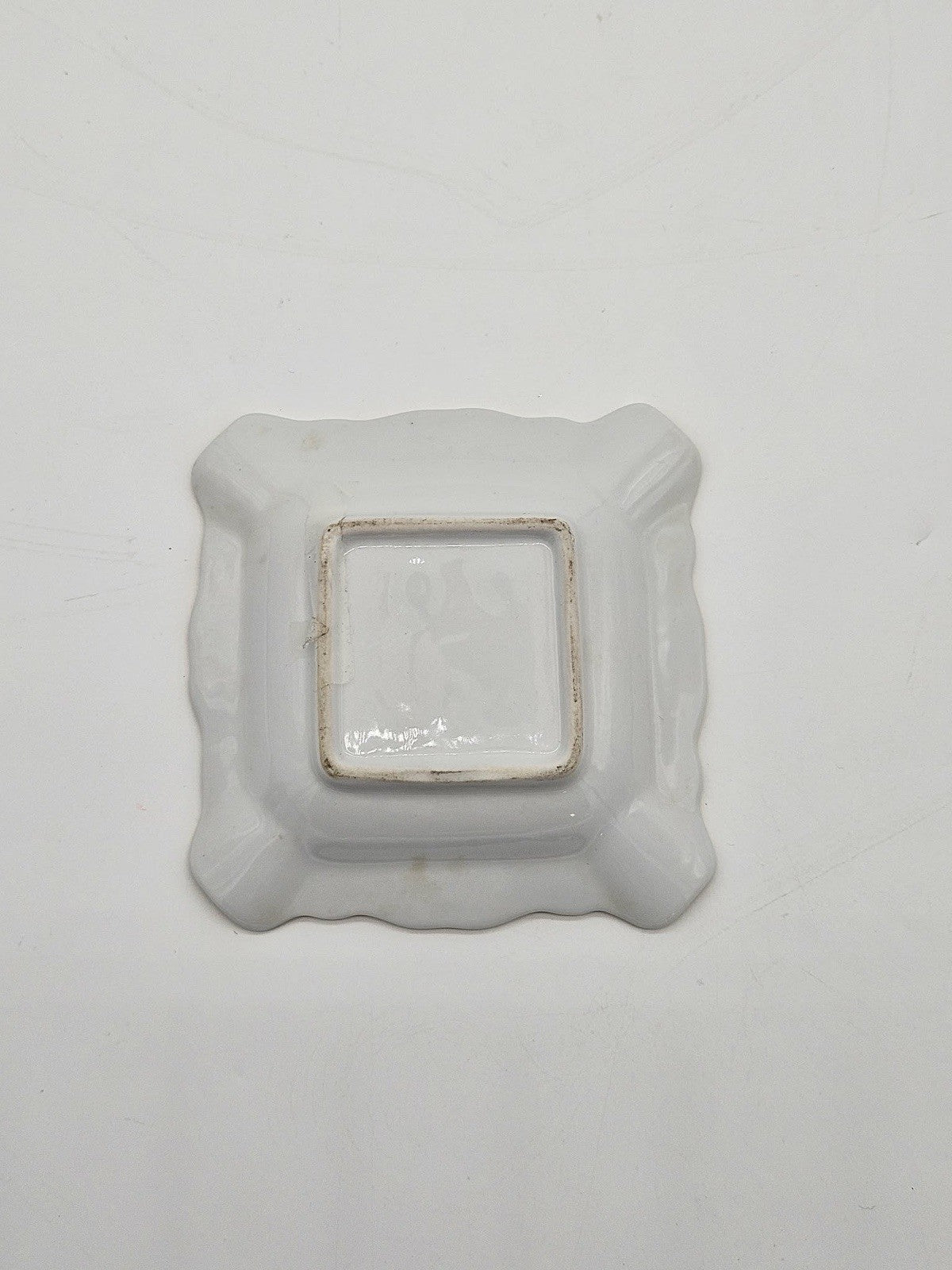 Vintage Goslar Germany Gold Trim Porcelain Souvenir Ashtray WS