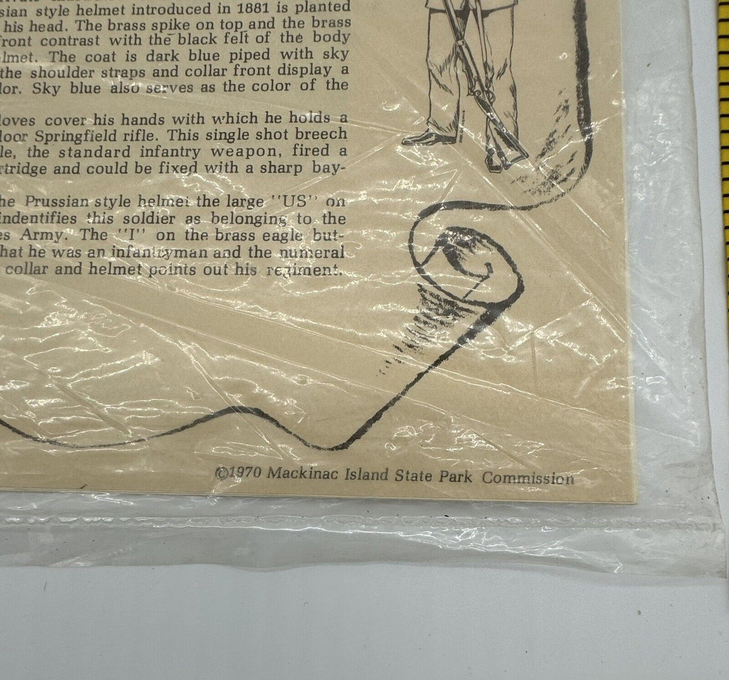 Vintage 1969 Mackinac Island State Park Commission 4 Chippewa Warriors NEW￼