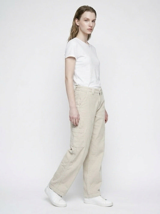 Garage Women’s Beige Cargo Pants Size 0 Wide Leg Utility